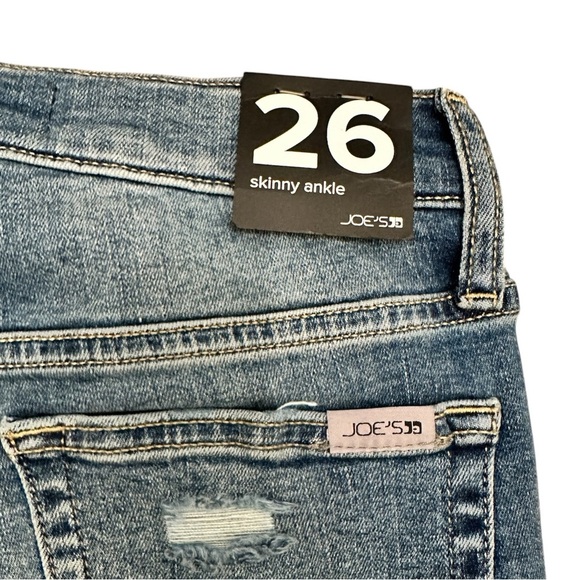 JOE’S Jeans Mid-Rise Skinny Ankle in Sonic Ocean Blue Women Size 26 $189 NWT - Picture 11 of 11